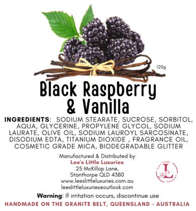 Black Raspberry & Vanilla Soap
