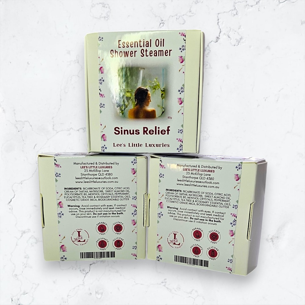 Sinus Relief Essential Oil Shower Steamer