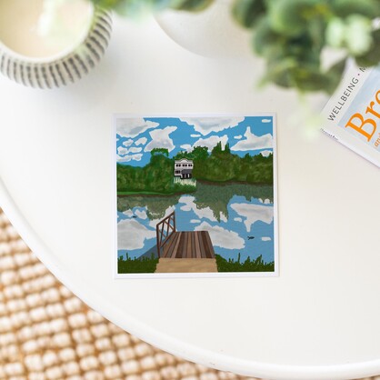 Lake Daylesford - Mini Art Print