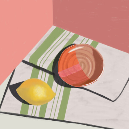 Just Add Lemon - Mini Art Print