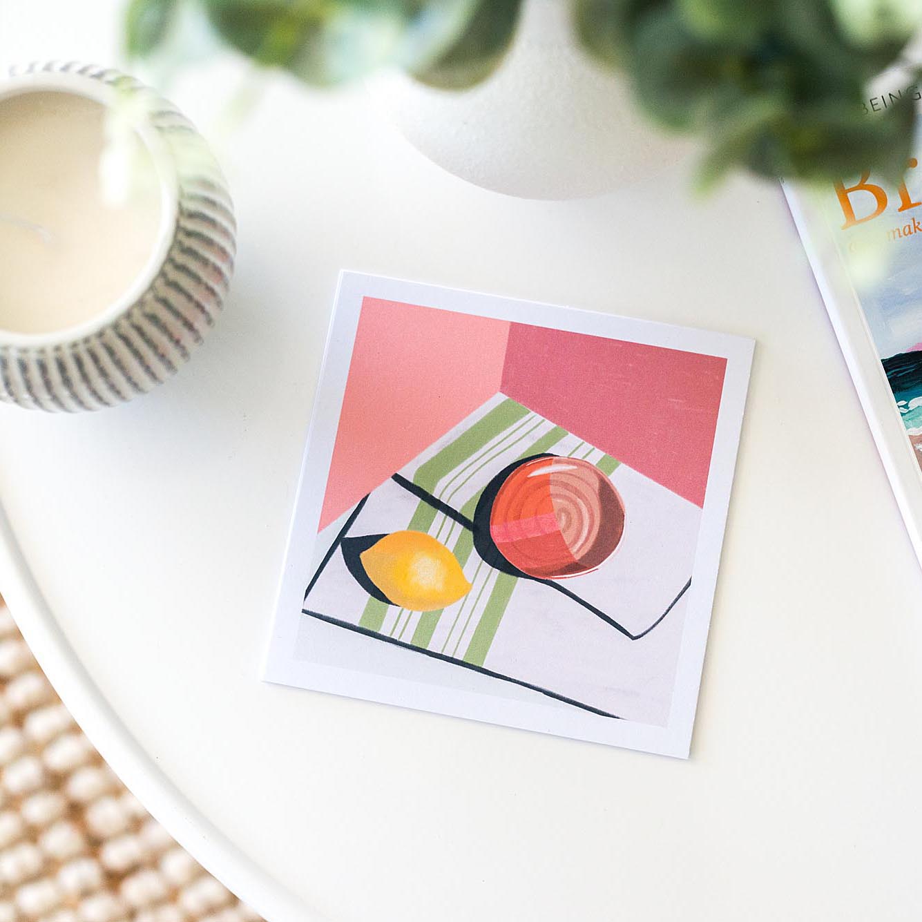Just Add Lemon - Mini Art Print