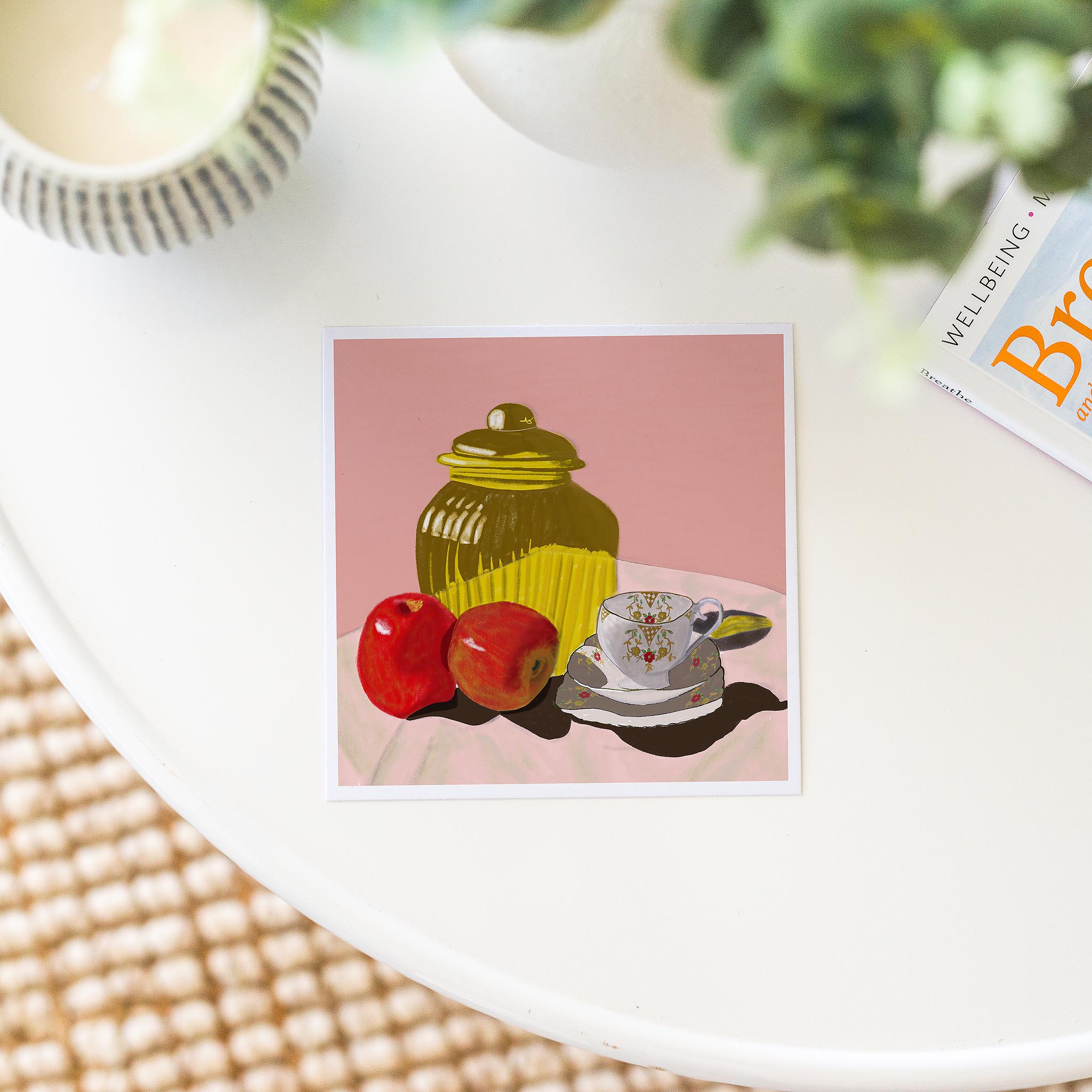 Golden Touch - Pink - Mini Art Print