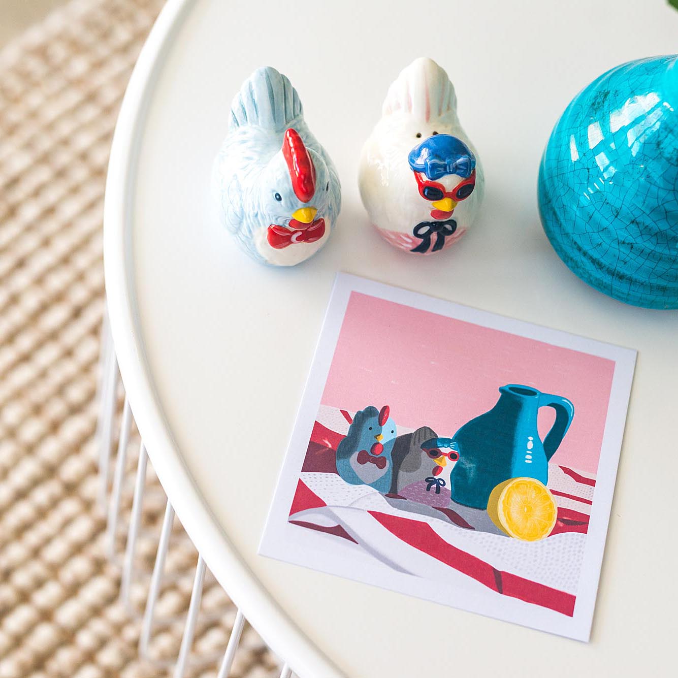 Cool Chicks - Mini Art Print