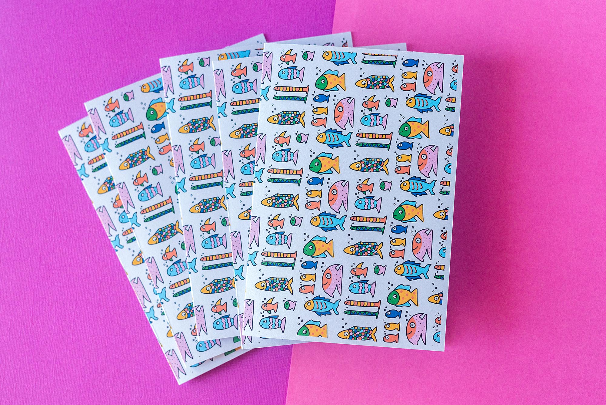 Colourful Fish Greeting Card