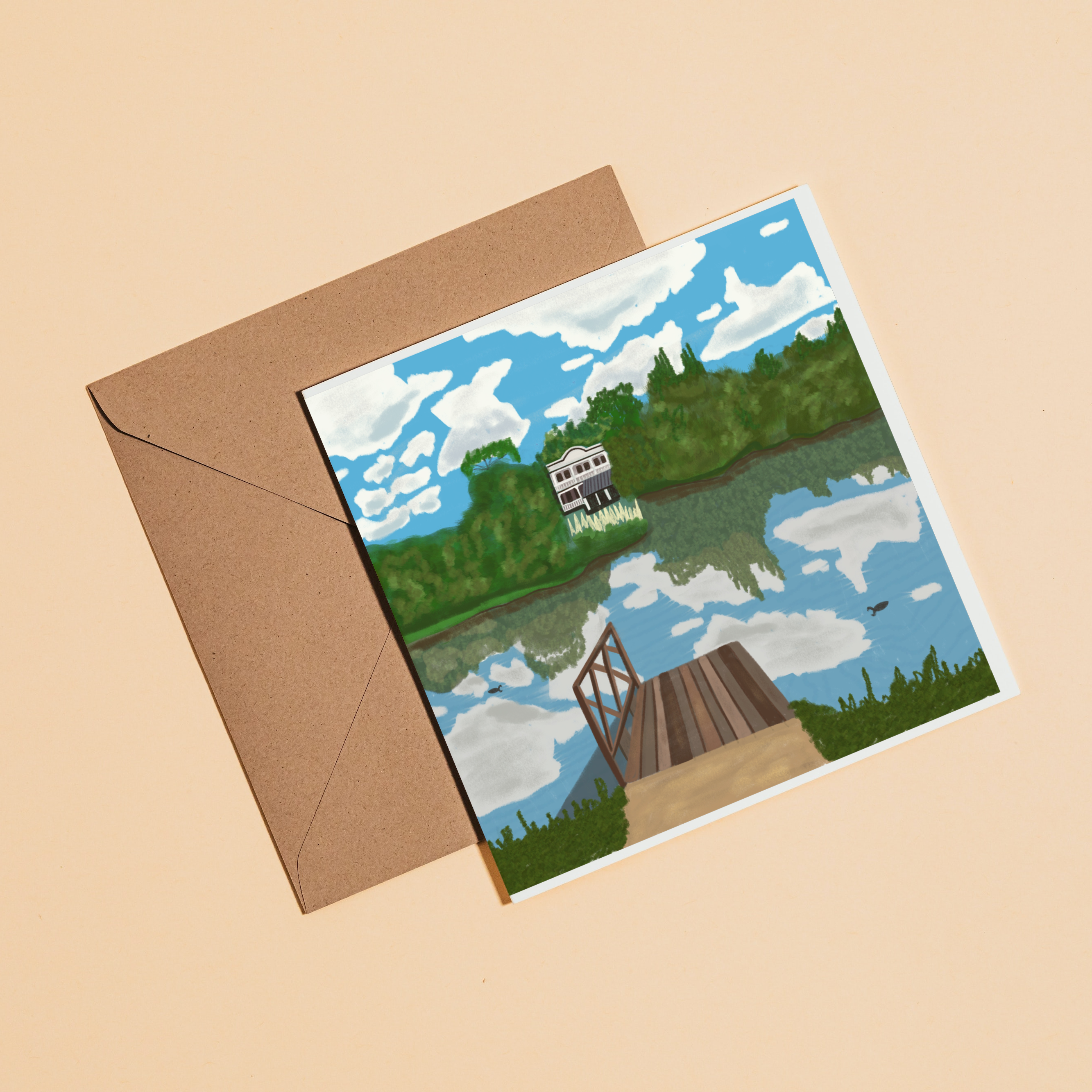 Lake Dayelsford - Greeting Card