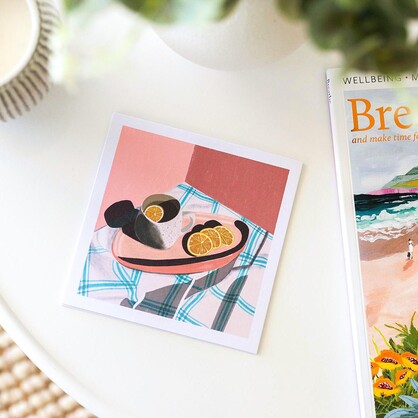 Tea with Lemon - Mini Art Print