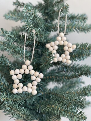 beaded stars