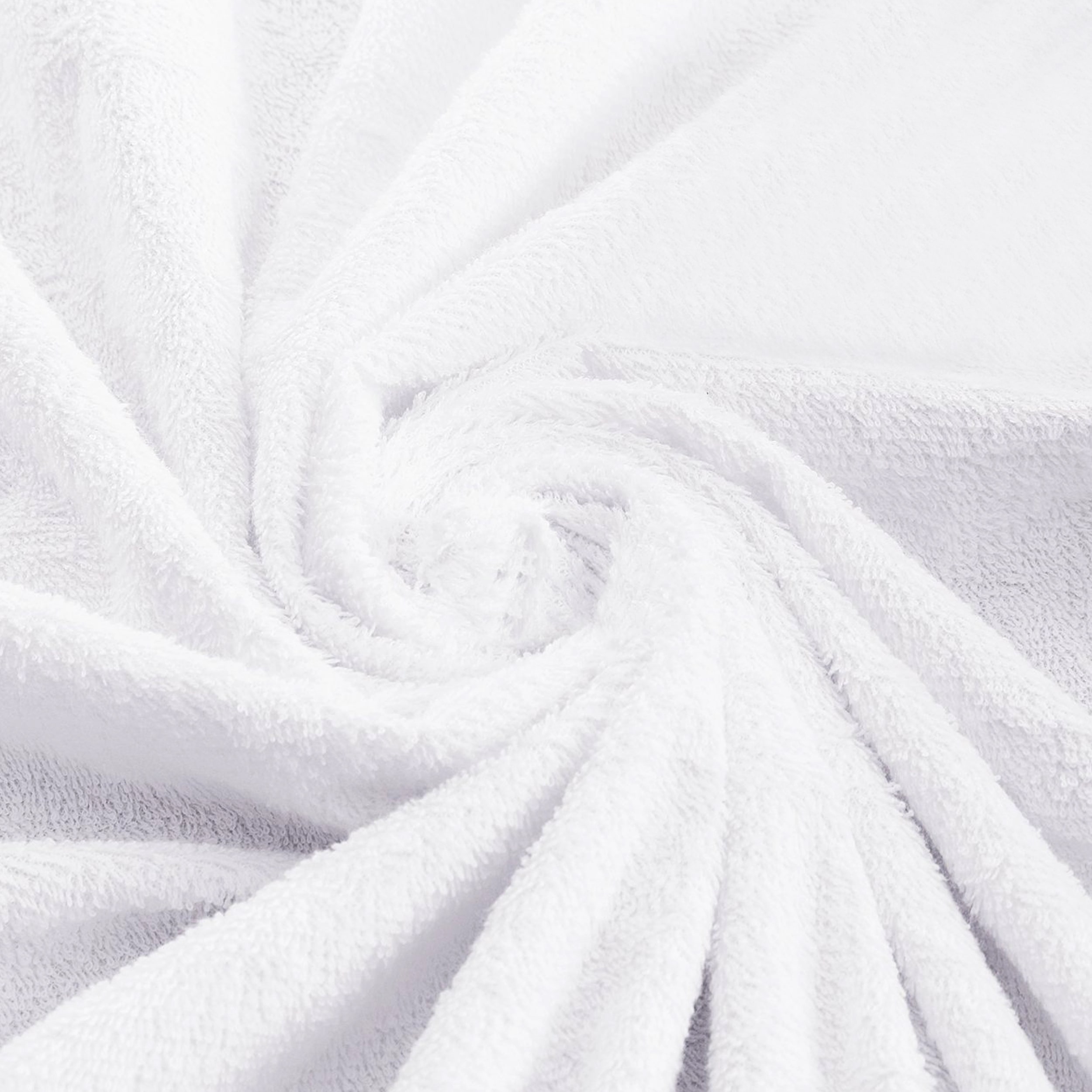 Bedding King Terry Toweling Waterproof Mattress Protector – White