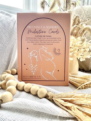 Milestone Cards for Pregnancy & Newborn | Card Deck
