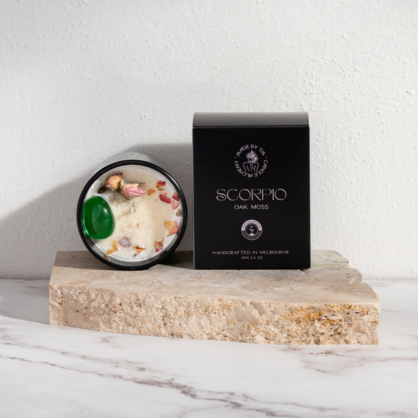 Scorpio Zodiac Soy Crystal Candle