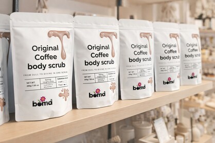 Coffee Body Scrub with Coconut Oil Original Warm Vanilla Blend 200gm pack