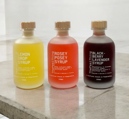 Natural Syrups - Rosey Posey - 250ml Glass Jar