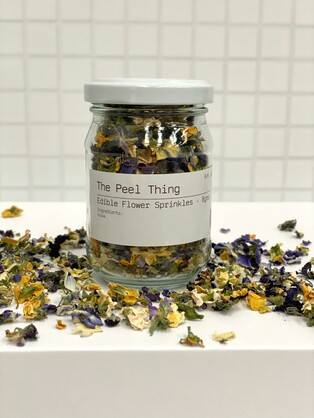 Edible Flower Sprinkles - VIOLA 8gram Jar