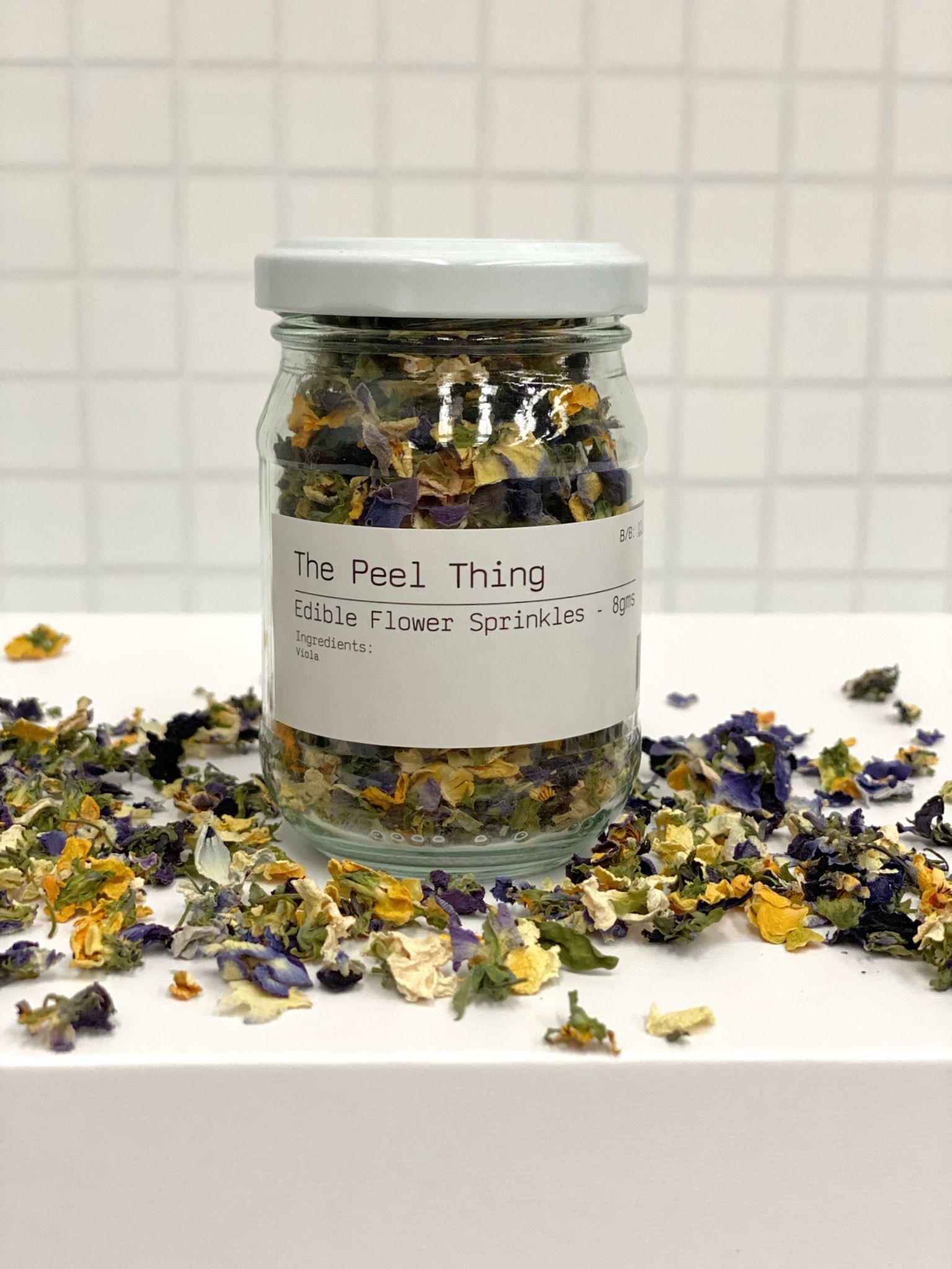 Edible Flower Sprinkles - VIOLA 8gram Jar