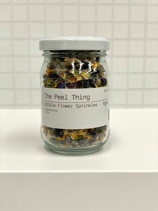 Edible Flower Sprinkles - VIOLA 8gram Jar