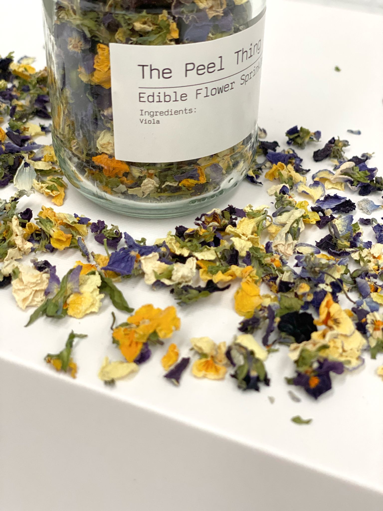 Edible Flower Sprinkles - VIOLA 8gram Jar