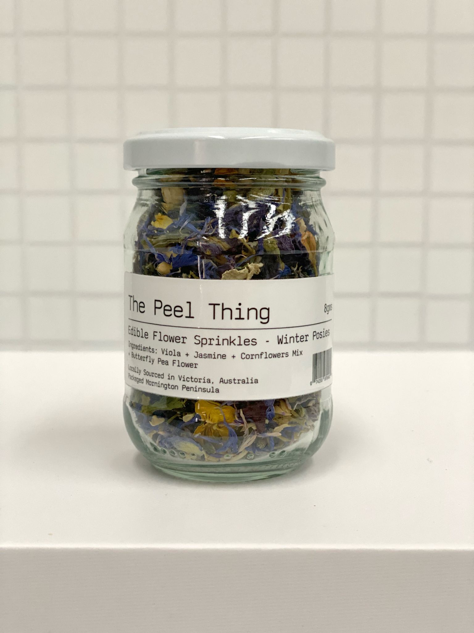 Edible Flower Sprinkles - WINTER POSIES 8gram Jar