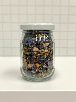 Edible Flower Sprinkles - WINTER POSIES 8gram Jar
