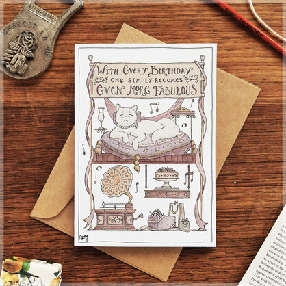 Simply Fabulous - Greeting Card