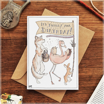 Birthday Parade - Greeting Card