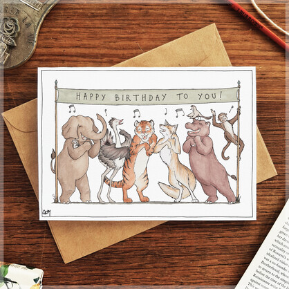 Birthday Serenade - Greeting Card
