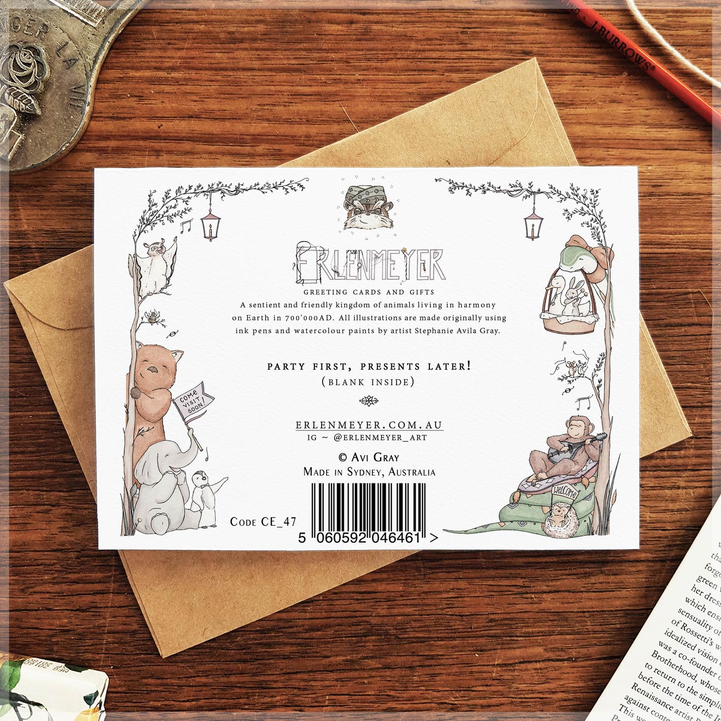 Party First, Presents Later! - Greeting Card