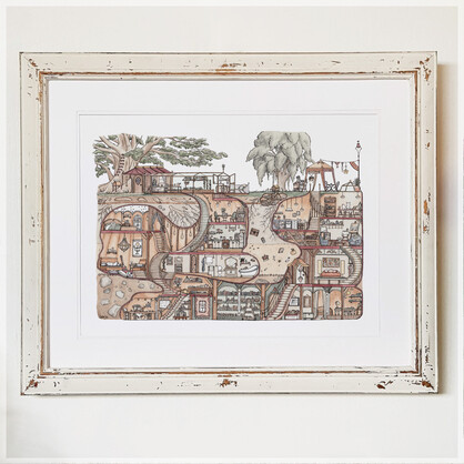 McAllister's House - A4 Art Print