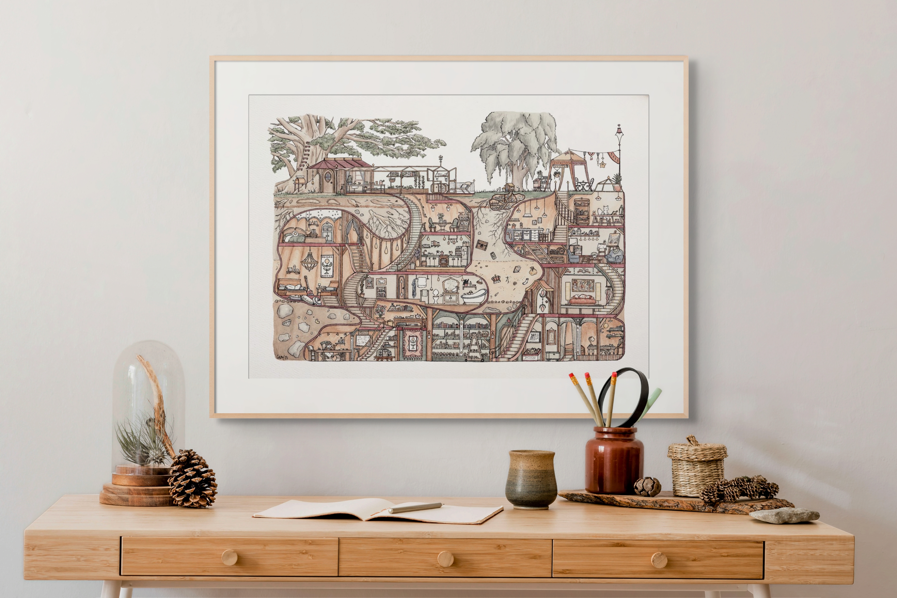 McAllister's House - A4 Art Print
