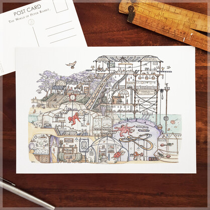 The Underwater Post Office - A4 Art Print