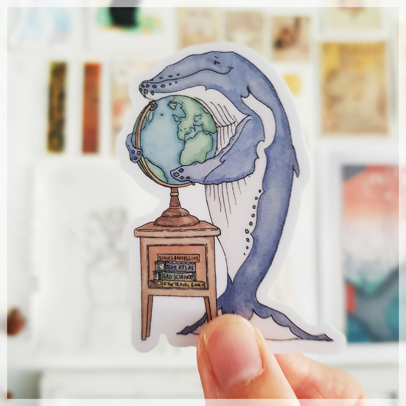 Blue's Planet ~ Vinyl Sticker