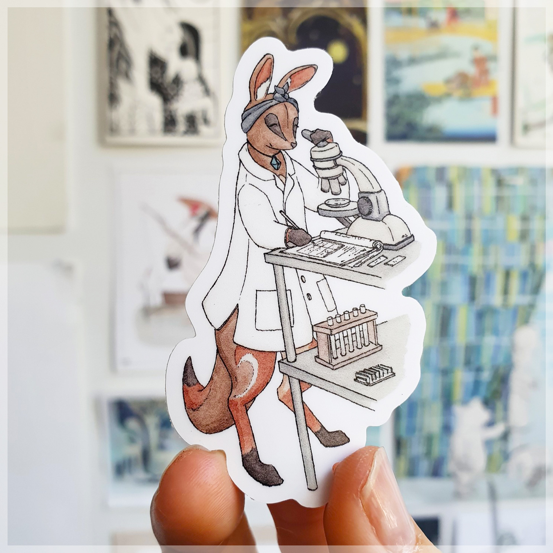 Wallabiologist - Vinyl Sticker