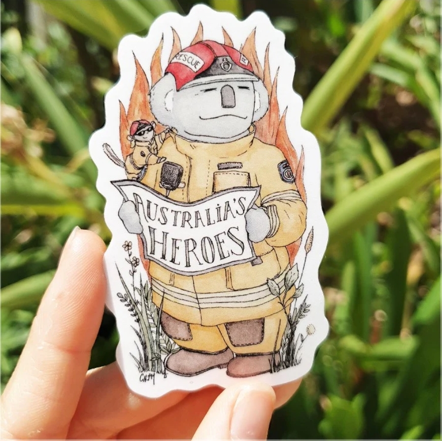 Australia's Heroes - Vinyl Sticker