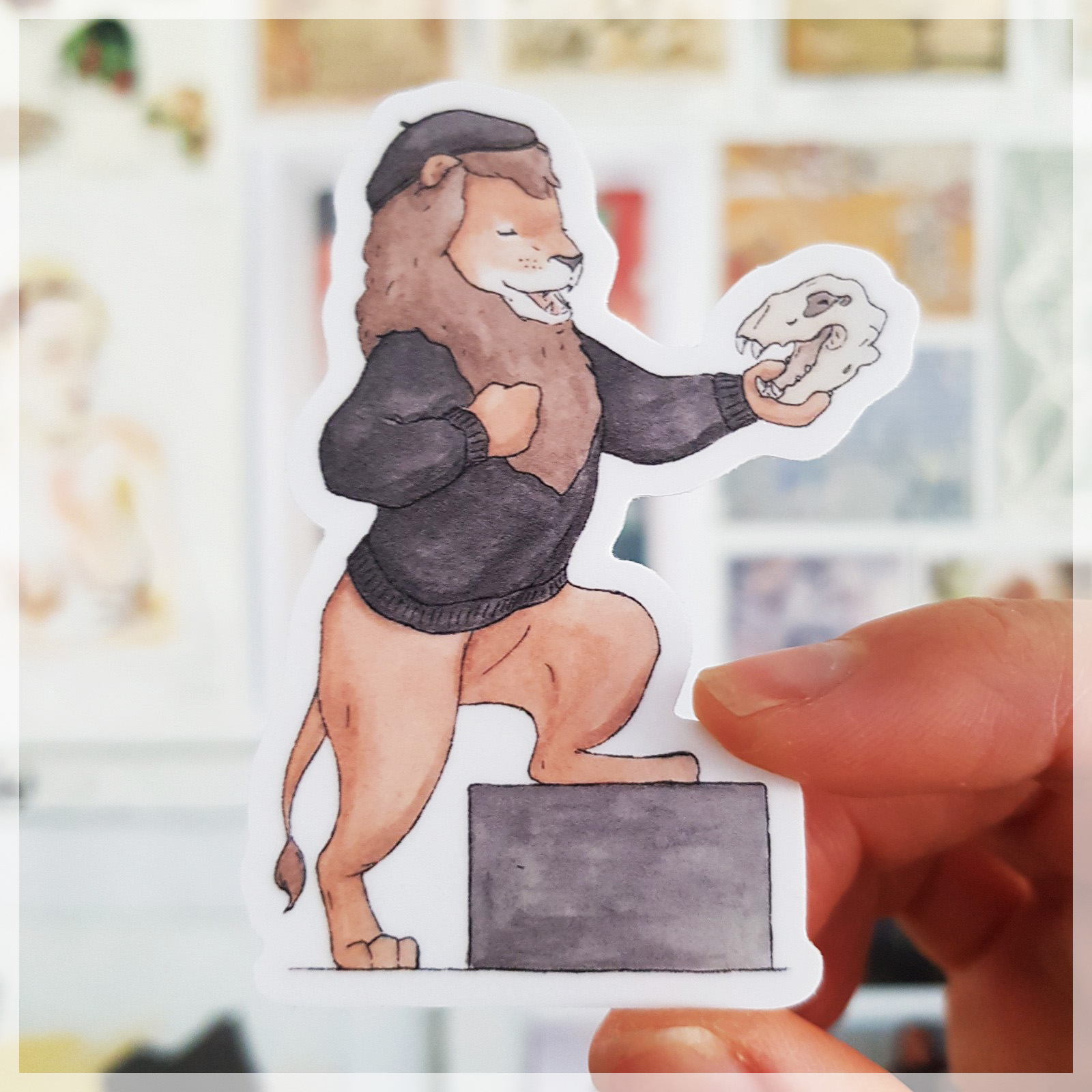 Lion's Monologue ~ Vinyl Sticker