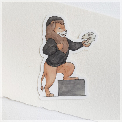 Lion's Monologue ~ Vinyl Sticker