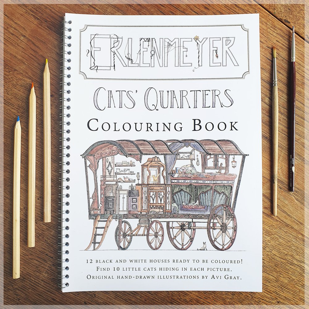 Cats' Quarters Colouring Book