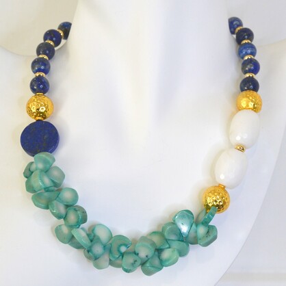 Domino Gemstone necklace