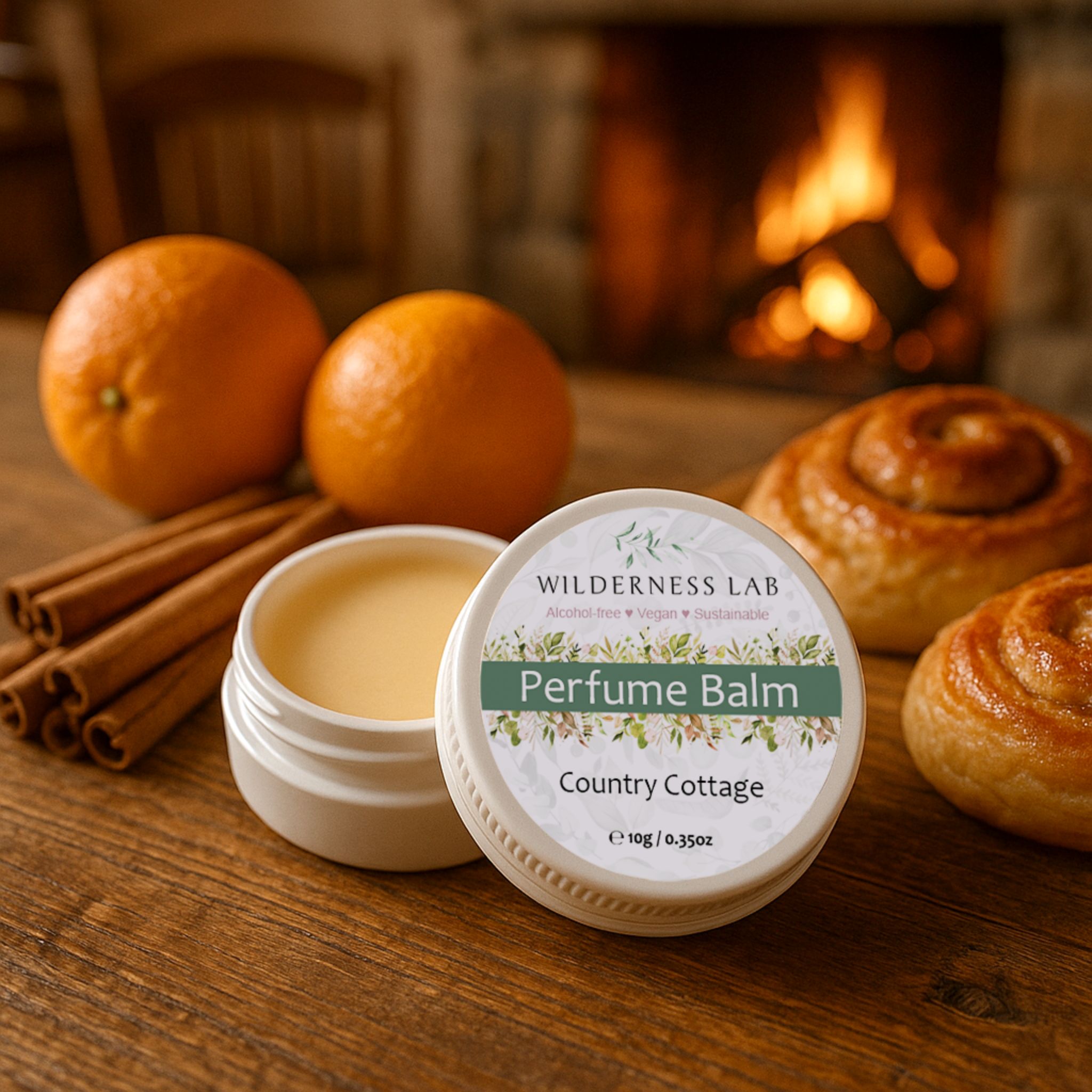 Solid Perfume Balm - Country Cottage