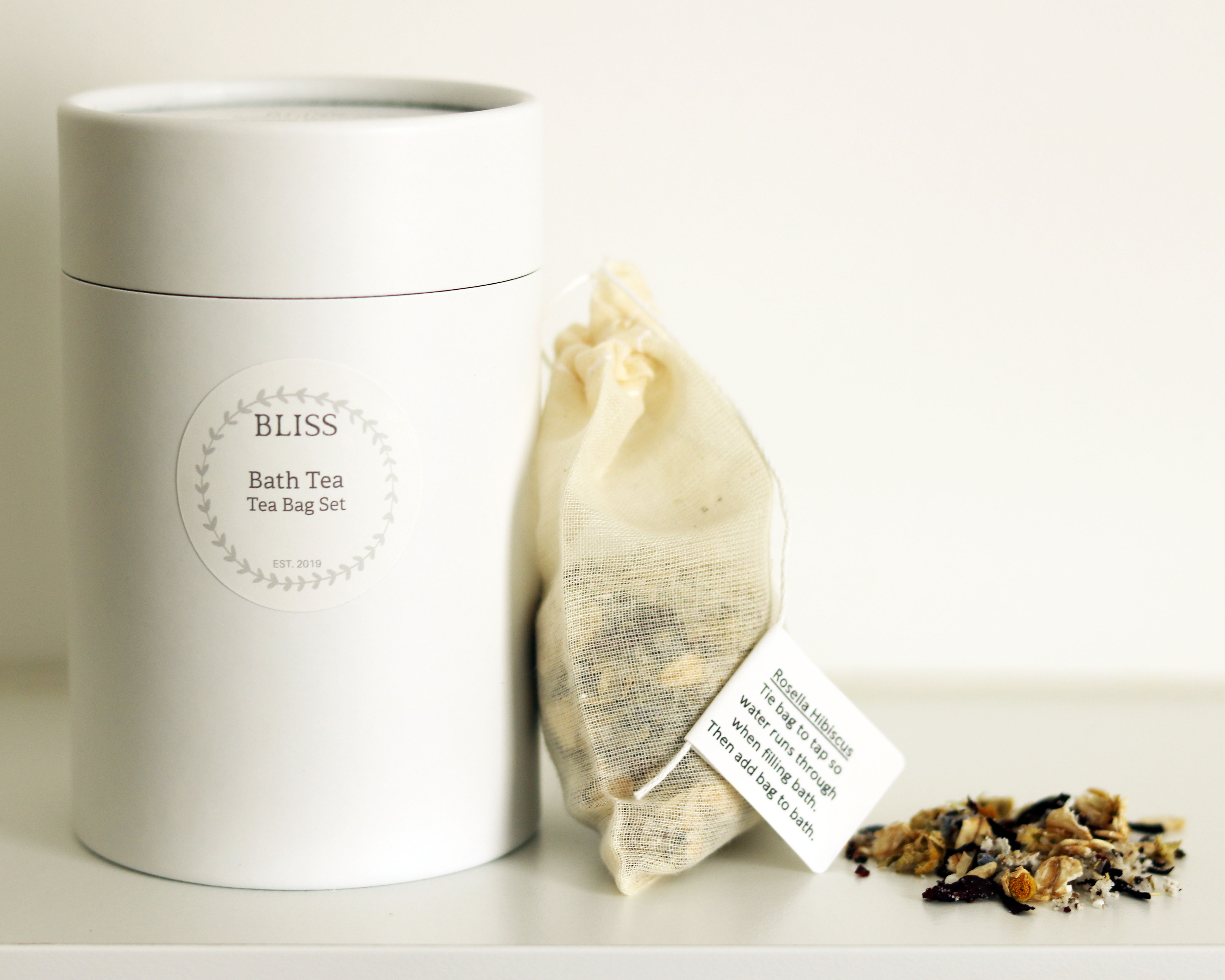 Bath Tea (Tea Bag Set) - Rosella Hibiscus + Lemon Myrtle, Eucalyptus & Peppermint