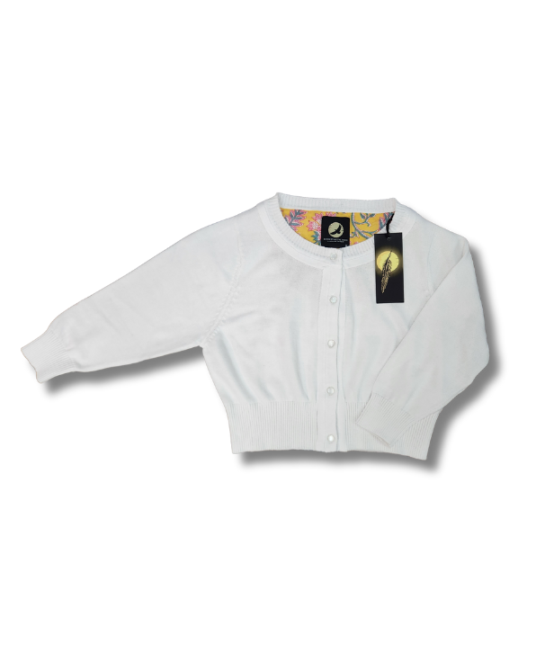 Peggy Cardigan // White