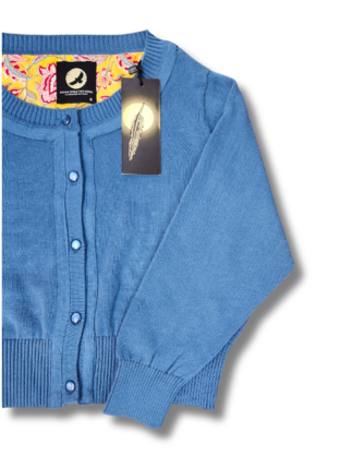 Peggy Cardigan // Denim Blue