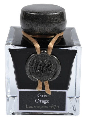 Jacques Herbin 1670 Collection Prestige Writing Ink 50ml - Gris Orage (Stormy Grey)