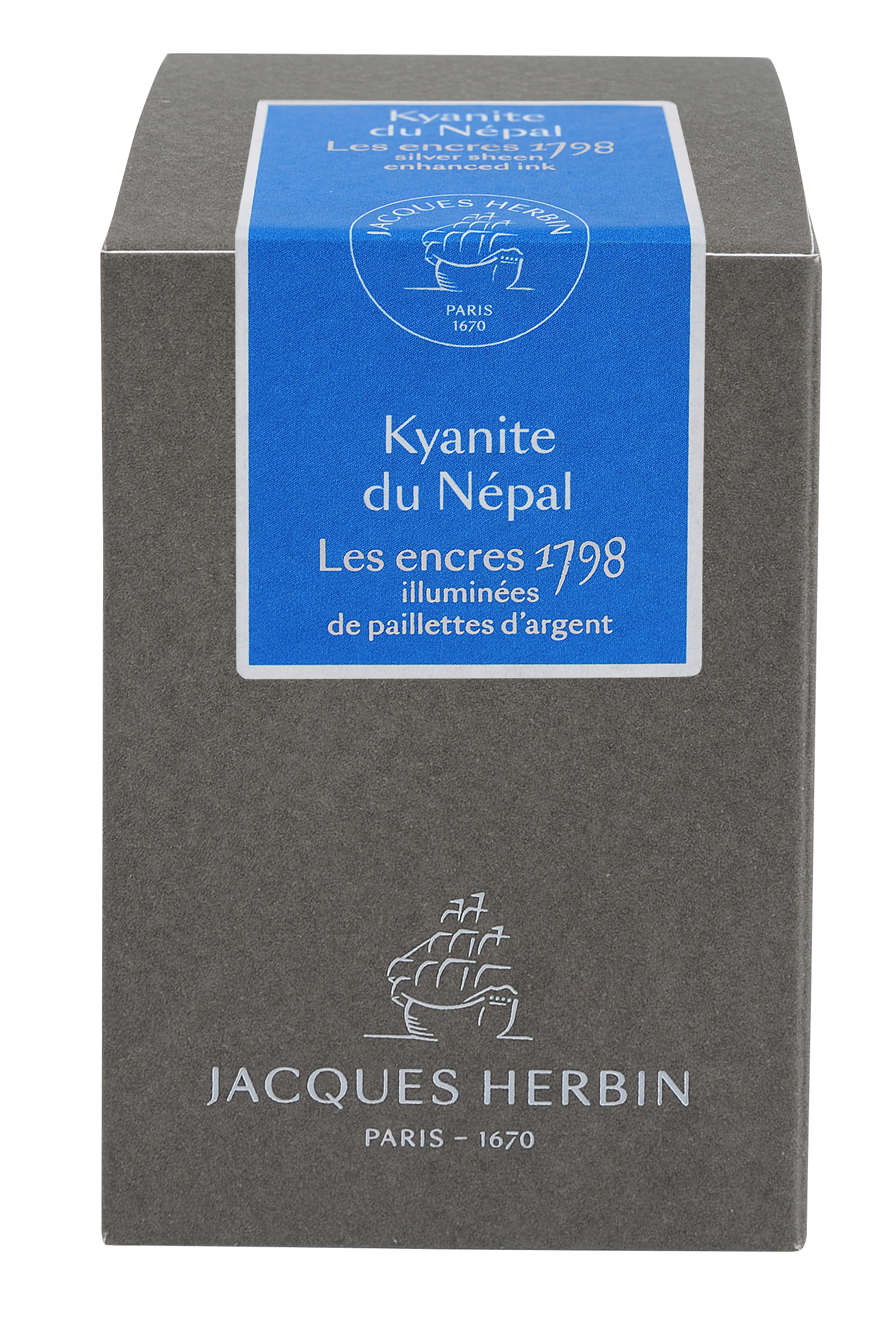Jacques Herbin 1798 Collection Writing Ink 50ml - Kyanite du Nepal (Kyanite of Nepal)