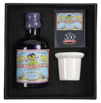 Jacques Herbin 350th Anniversary Prestige Writing Ink Set - Violet Pansy