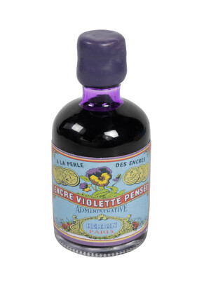 Jacques Herbin 350th Anniversary Prestige Writing Ink Set - Violet Pansy