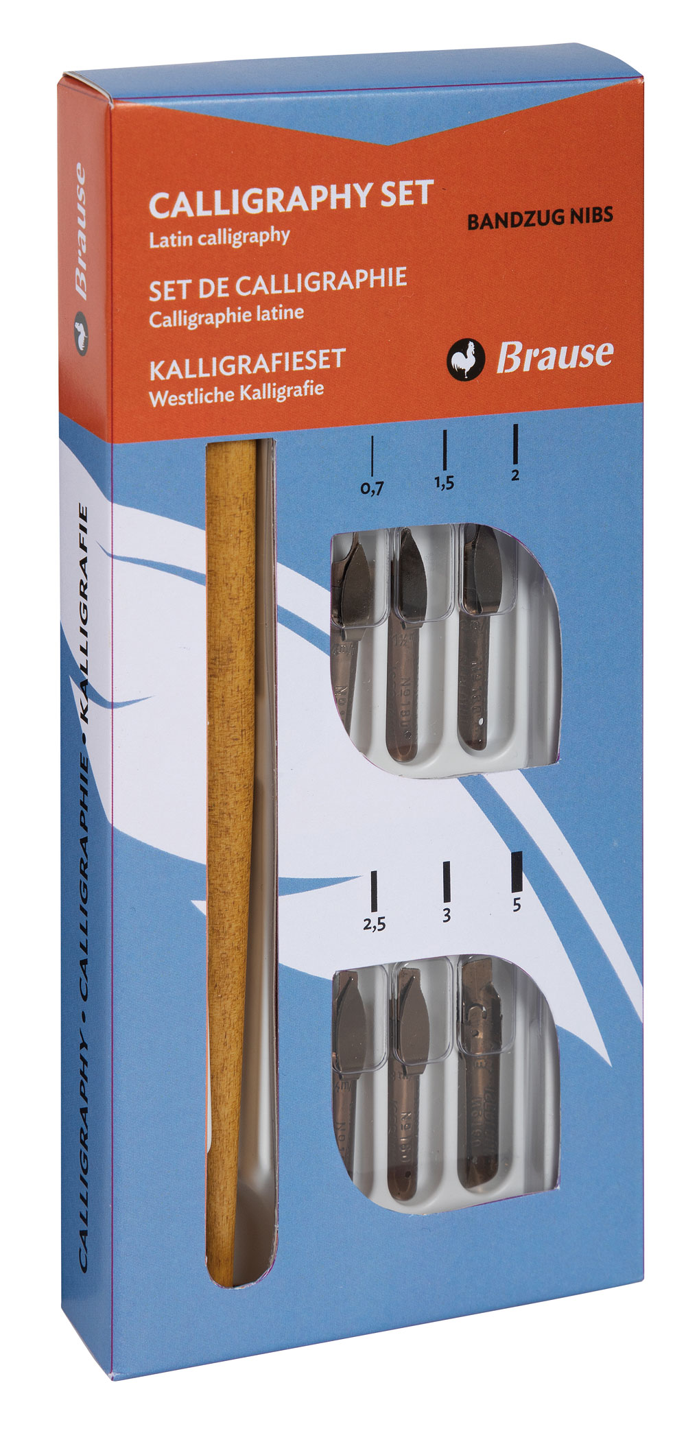Brause 6 Nib Calligraphy Set