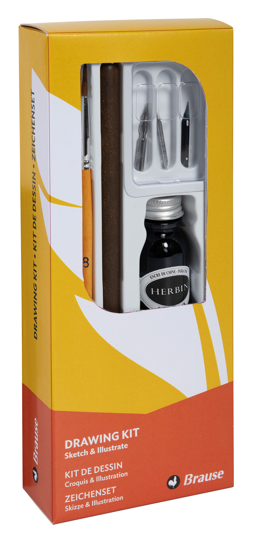 Brause Nib & Ink Calligraphy Drawing Set