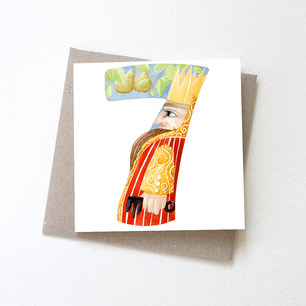 Birthday Card - No. 7 King