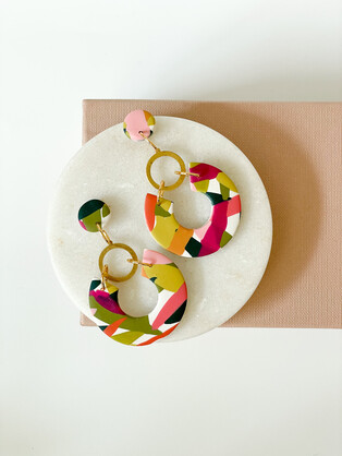 ONE OF A KIND 
the ‘tropical’ - cut out circles