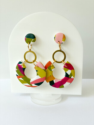 ONE OF A KIND 
the ‘tropical’ - cut out circles