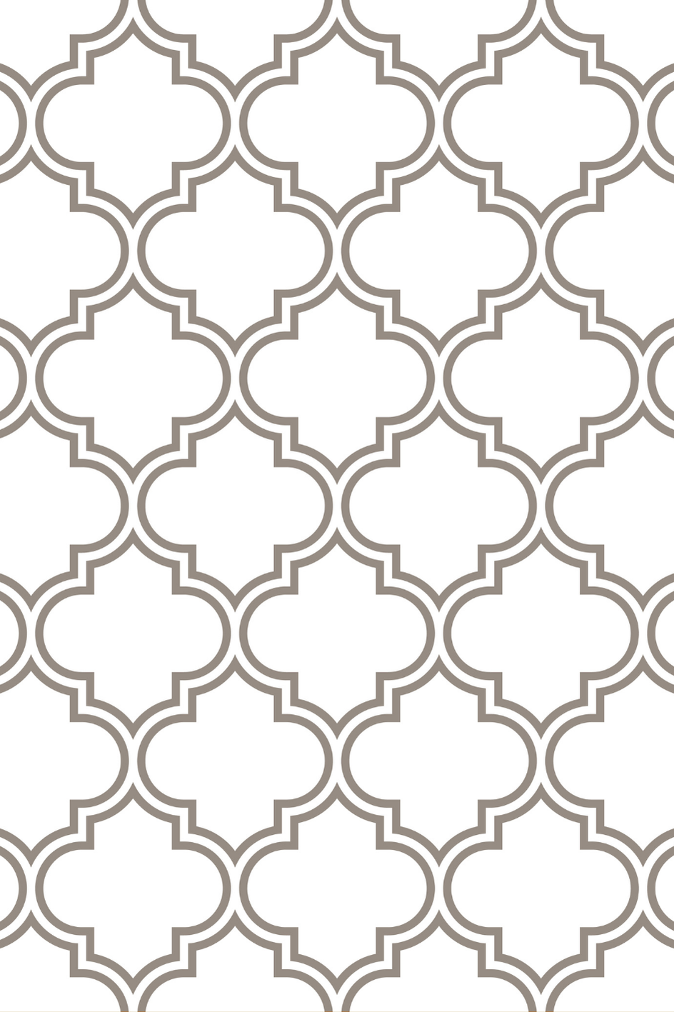 Giftboxed Microfibre Tea Towel Cashew Quatrefoil